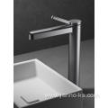 Mixer Tap Brushed Tall Basin Faucet Single Handle